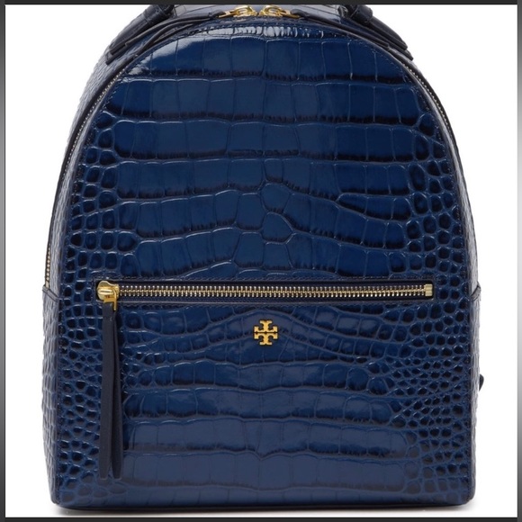 Tory Burch Croc - Embossed Mini Leather Backpack main image 13